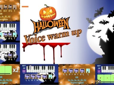 How to read music丨 Halloween Song – Voice warm up