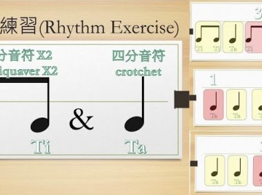 Rhythm lessons 1丨八分音符和四分音符節奏組合練習一(quaver and crotchet  rhythm  exercises 1)