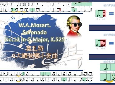 Rhythm lessons 10丨 莫札特 G大調弦樂小夜曲 W.A.Mozart. Serenade No.13 in G Major, K.525 rhythm exercise