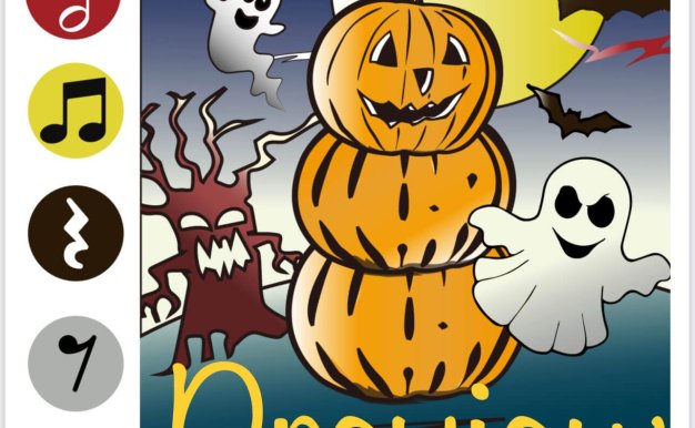 Halloween color worksheet 萬聖節音符填色學習單【會員專享】