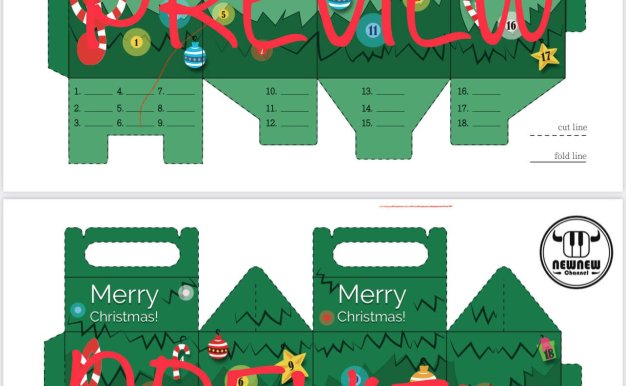 Christmas tree package worksheet