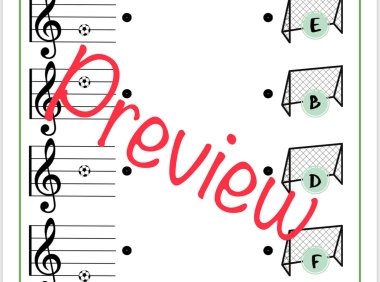 Football 音名學習單