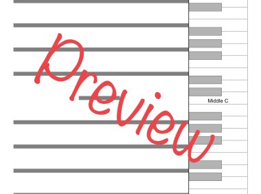 可以同時看鋼琴琴鍵和五線譜的資源