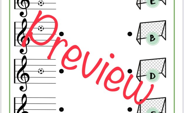 Football 音名學習單