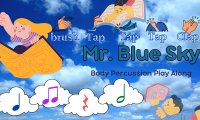Mr. blue sky Body percussion Play along