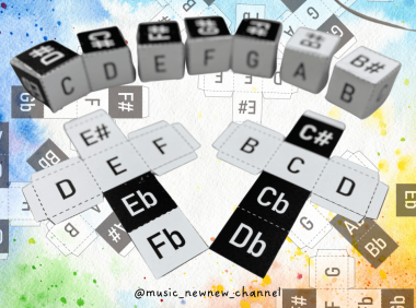 音名骰子教材調性練習教材