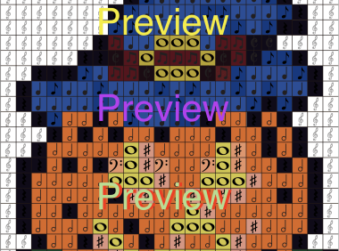 Halloween Pixel Pattern Pumpkin Worksheet