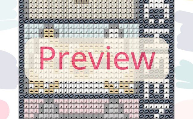 Cat Pixel color worksheet
