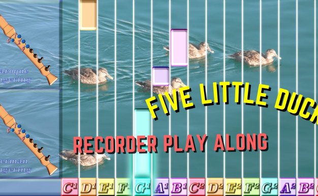 Five Little Duck Recorder Play Along