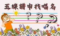 五線譜中找音名