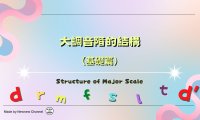 大調音階的結構 PPT簡報