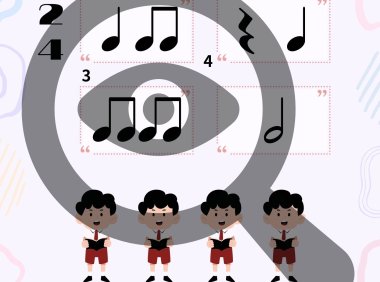 小小的節奏卡課堂活動