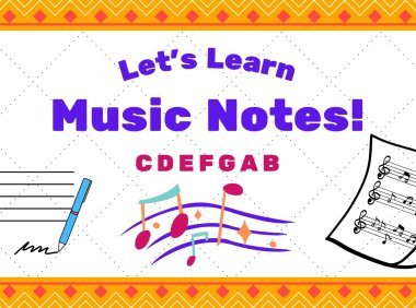 學會寫音譜-書寫高低音譜 Learning Notes – Treble & Bass Clef