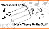Music Theory On The Staff Worksheet For You
