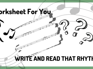 Write And Read This Rhythm Worksheet