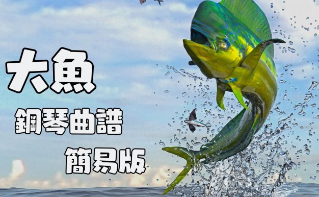 大魚 鋼琴曲譜 簡易版本