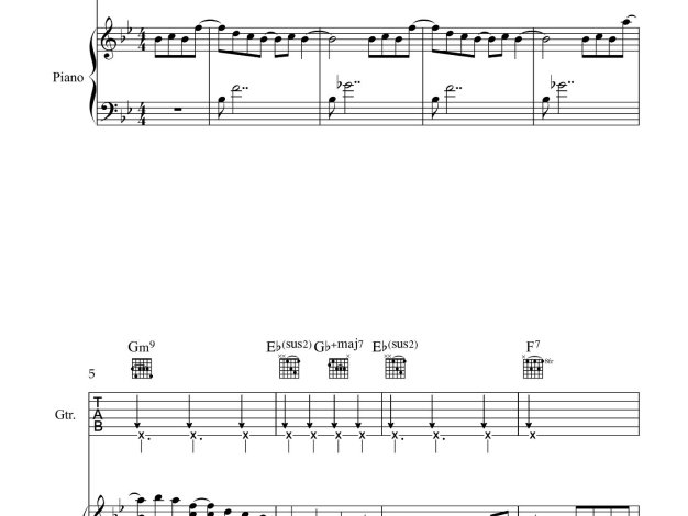 至少我還記得 鋼琴+結他+木箱鼓